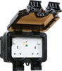 IP66 13A 2G DP RCD Switched Socket - Type A
