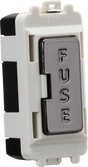 Knightsbridge 13A Fused Module - Black Nickel - Grid System Component