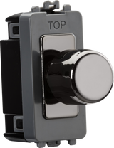 6A 1G 2-way Dummy Dimmer Module - Black Nickel