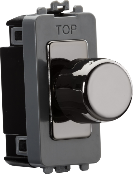 6A 1G 2-way Dummy Dimmer Module - Black Nickel