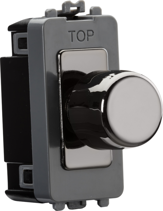 6A 1G 2-way Dummy Dimmer Module - Black Nickel