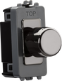 6A 1G 2-way Dummy Dimmer Module - Black Nickel