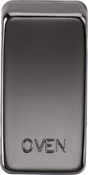 ML Accessories Switch Cover Marked OVEN - Black Nickel