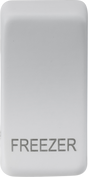 Switch Cover 'Marked FREEZER' - Matt White