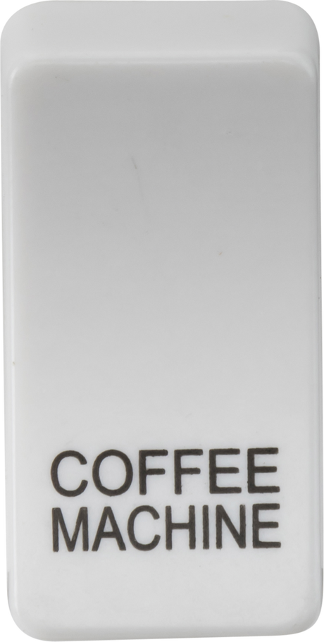 ML Accessories Switch Cover 'Marked COFFEE MACHINE' - White