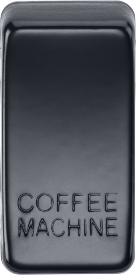 Switch Cover Marked COFFEE MACHINE - Matt Black