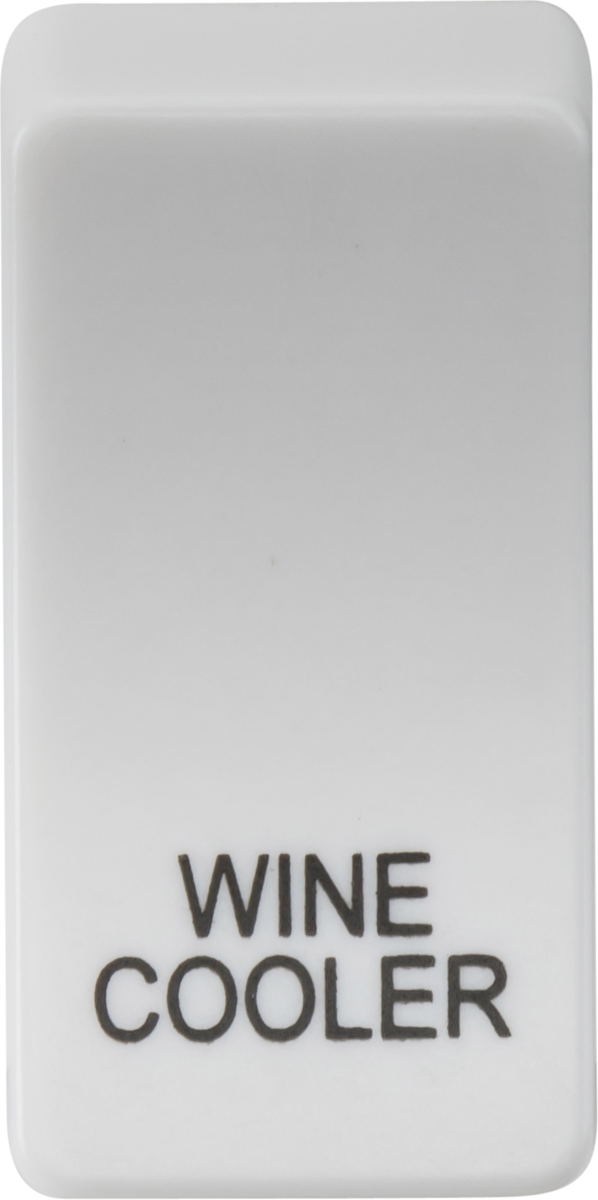 Switch Cover marked WINE COOLER - White