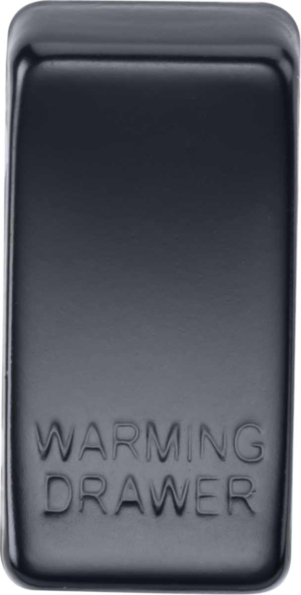 ML Accessories GDWARMMB Switch Cover Marked WARMING DRAWER - Matt Black