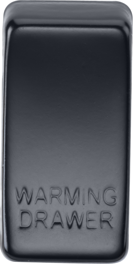 ML Accessories GDWARMMB Switch Cover Marked WARMING DRAWER - Matt Black