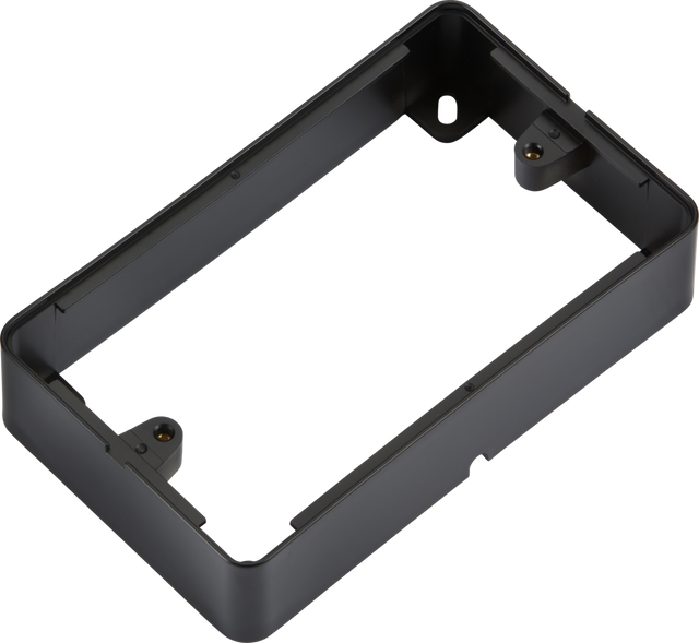 2G Surface Box - Black for Wiring Accessories