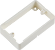 Knightsbridge 2G Surface Box - White, 32mm Deep
