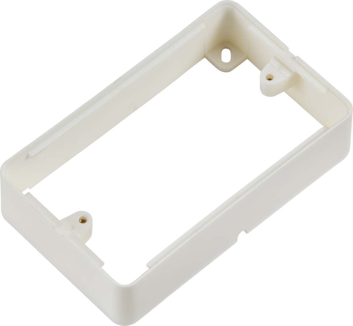 Knightsbridge 2G Surface Box - White, 32mm Deep