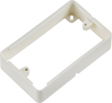 Knightsbridge 2G Surface Box - White, 32mm Deep