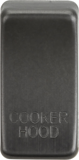 ML Accessories Switch Cover "Marked COOKER HOOD" - Smoked Bronze