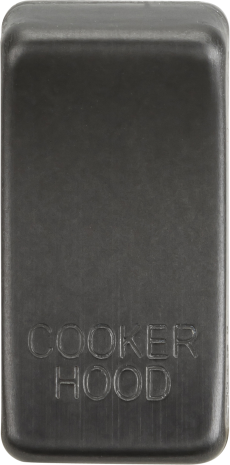 ML Accessories Switch Cover "Marked COOKER HOOD" - Smoked Bronze