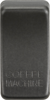 Smoked Bronze Switch Cover Marked COFFEE MACHINE
