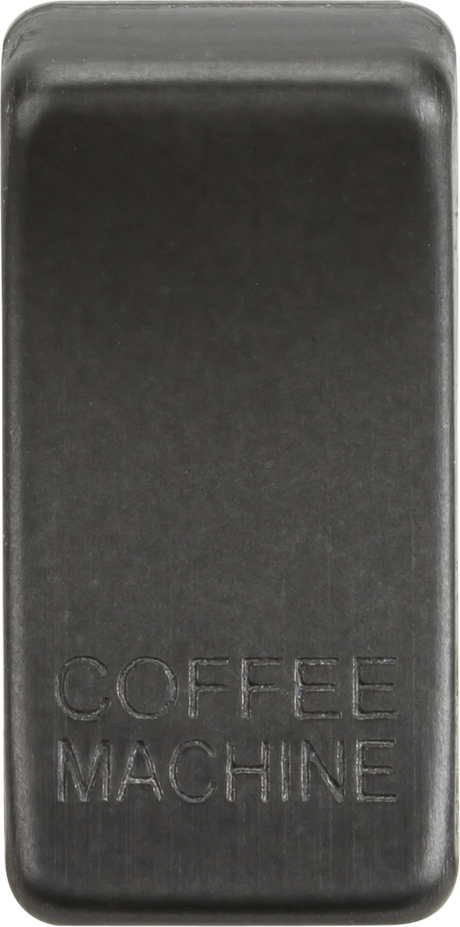Smoked Bronze Switch Cover Marked COFFEE MACHINE