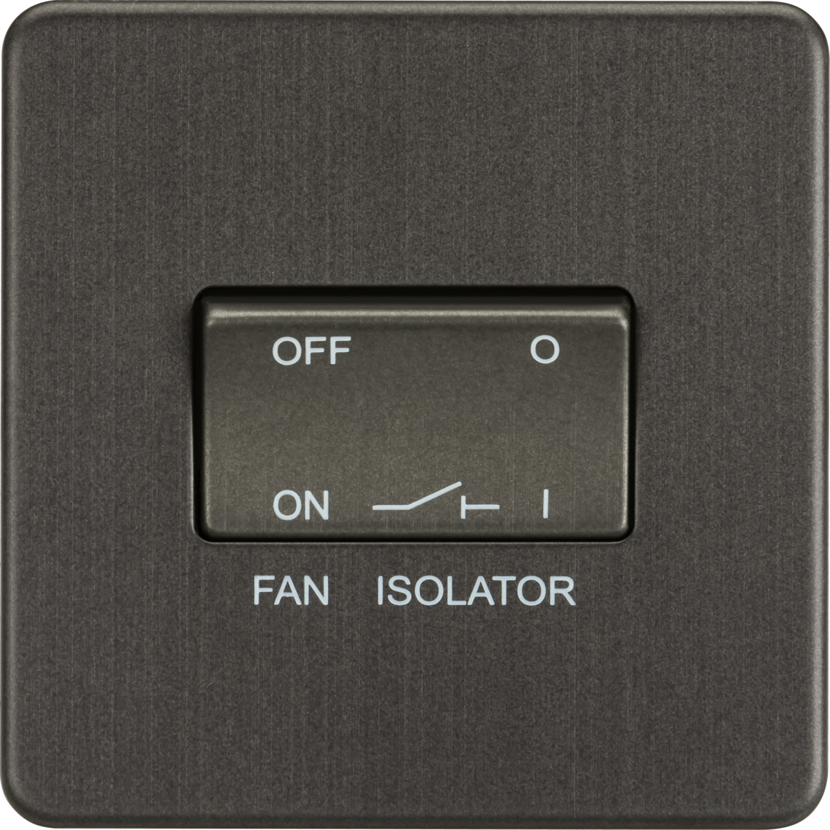 10A Fan Isolator Switch - Smoked Bronze