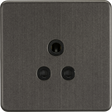 5A Unswitched Socket - Smoked Bronze