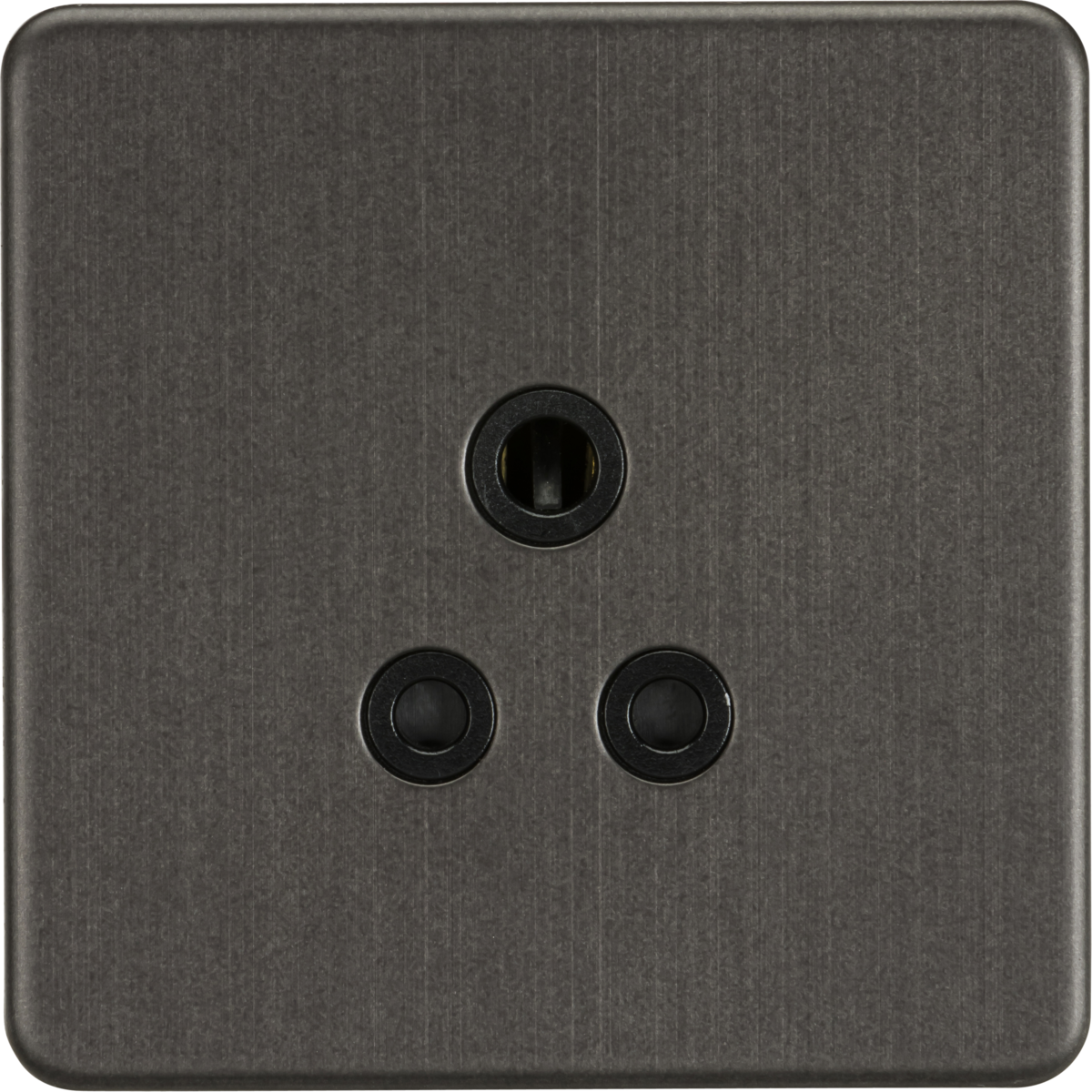 5A Unswitched Socket - Smoked Bronze