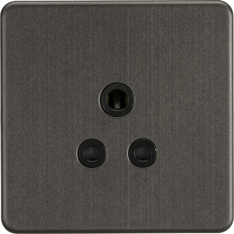 5A Unswitched Socket - Smoked Bronze