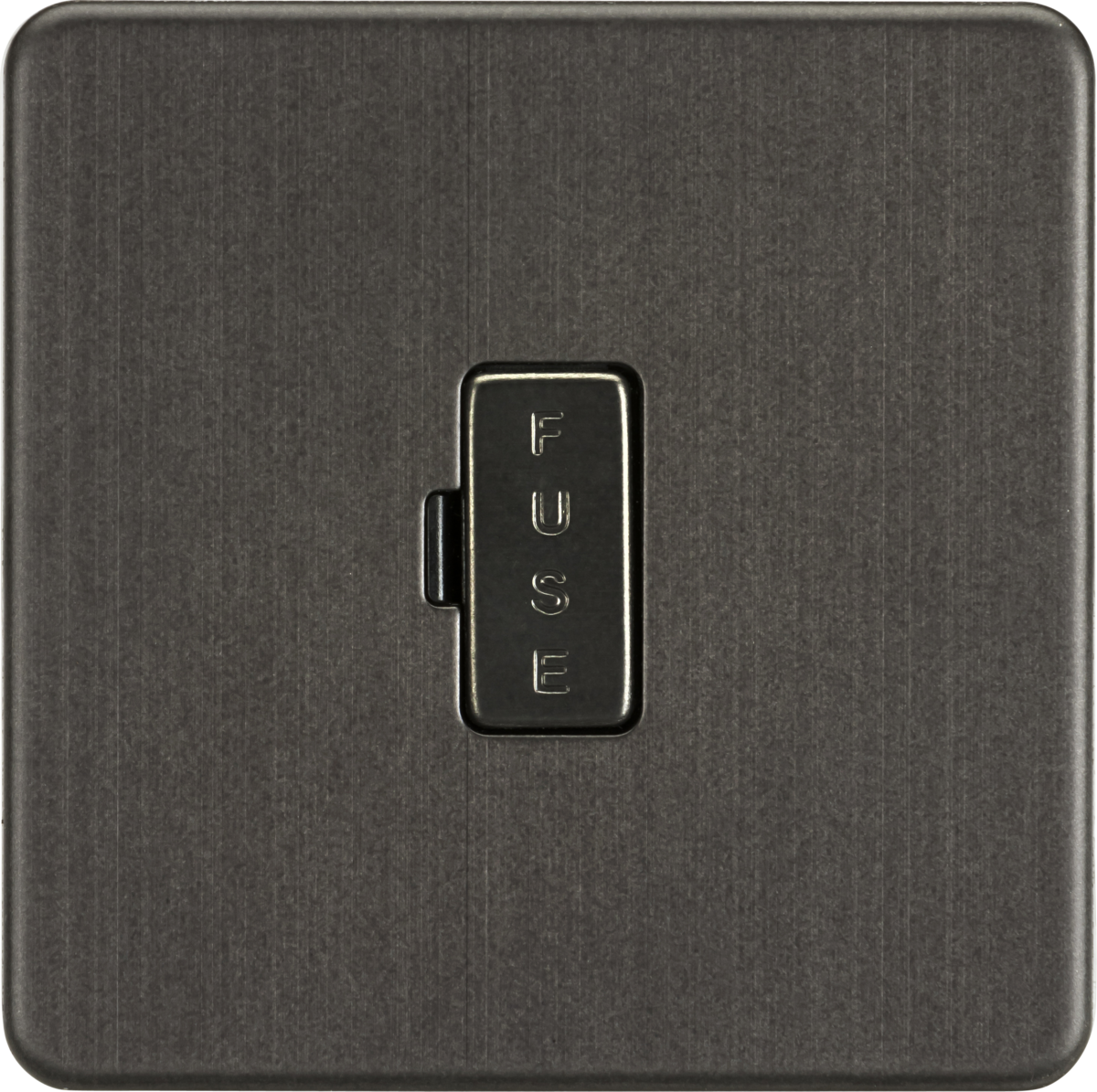 13A Fused Spur Unit - Smoked Bronze, Screwless Design
