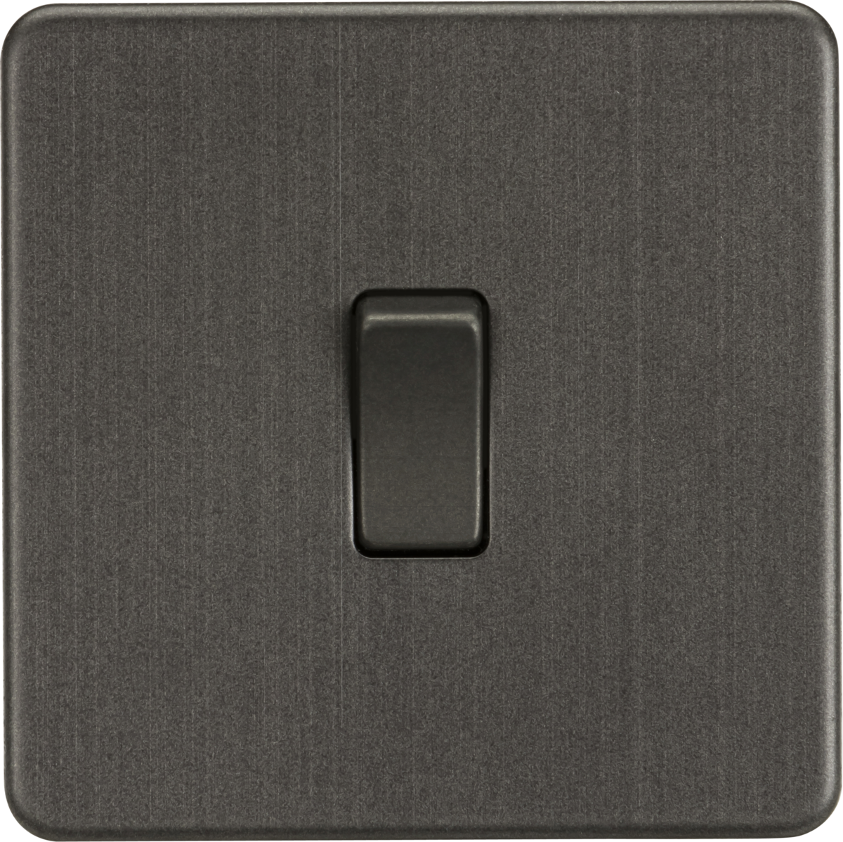 20A 1G DP Switch - Smoked Bronze, Screwless Design