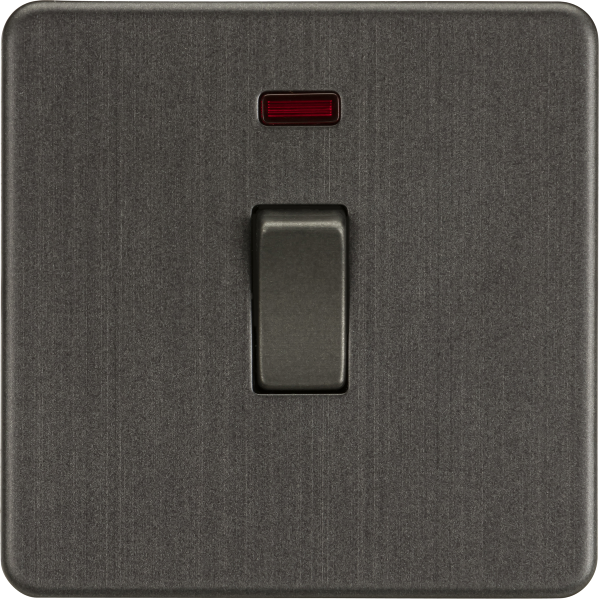 20A 1G DP Switch with Neon - Smoked Bronze