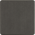 1G Blanking Plate - Smoked Bronze, Screwless Design