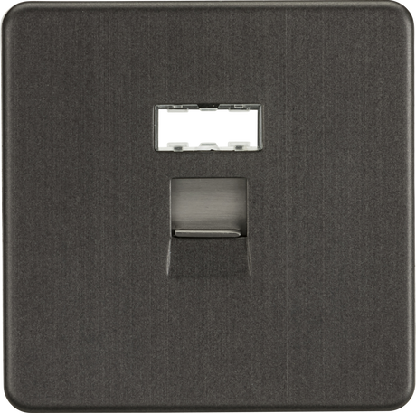 RJ45 Network Outlet - Smoked Bronze