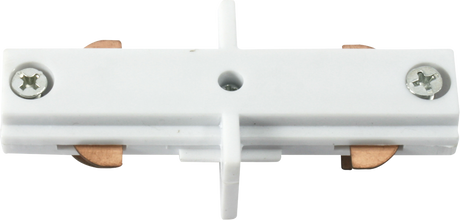 230V Track In-line Connector - White