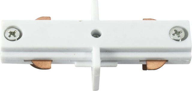230V Track In-line Connector - White
