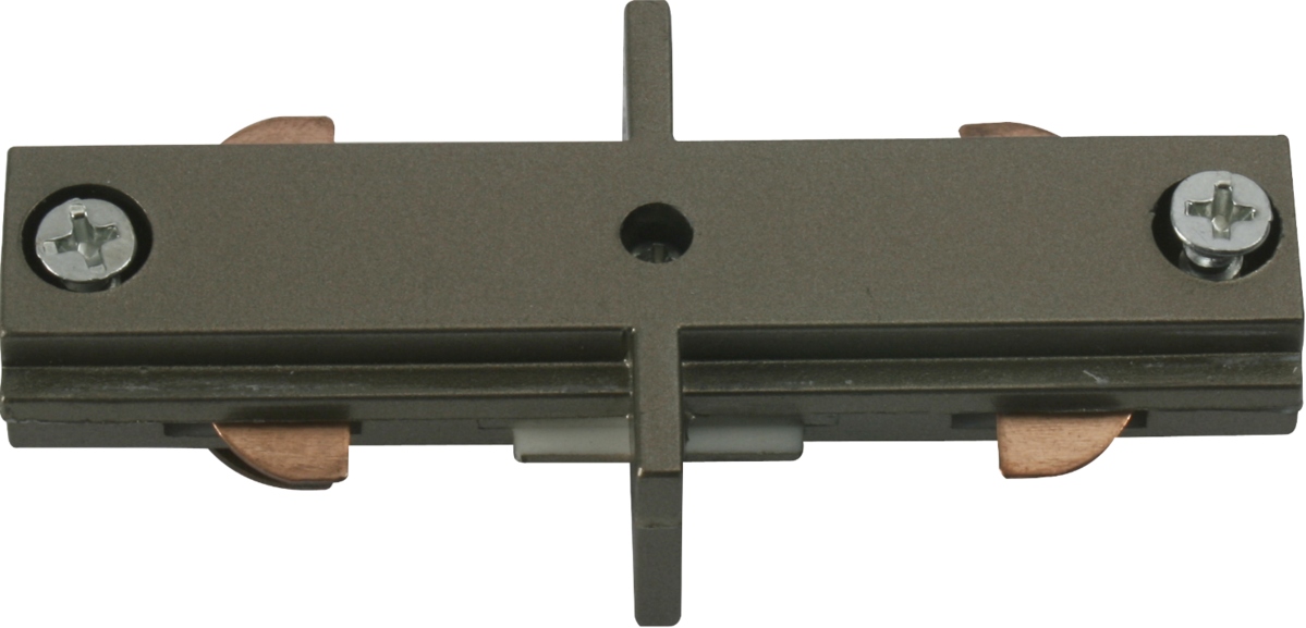 230V Track In-line Connector - Satin Nickel
