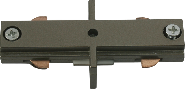230V Track In-line Connector - Satin Nickel