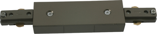 230V Track Connector Satin Nickel - Central Connector