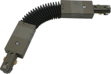 230V Single Circuit Track Flexible Connector - Satin Nickel
