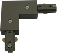 230V Track L Right Angle Connector - Satin Nickel