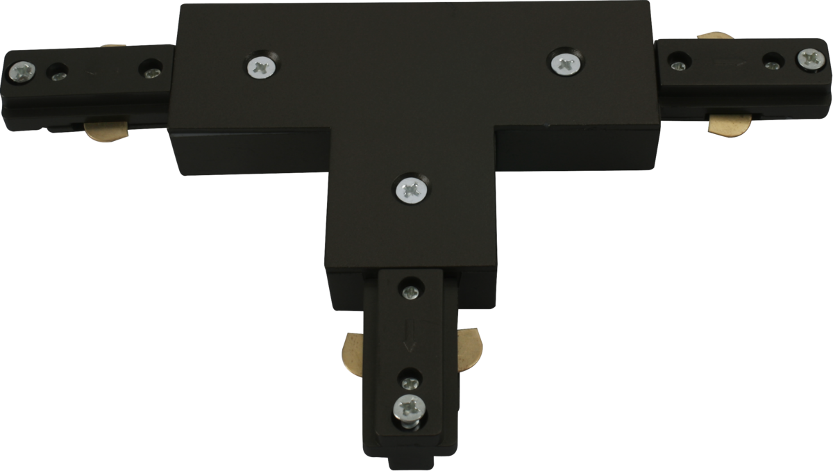 230V Track T-Connector - Black