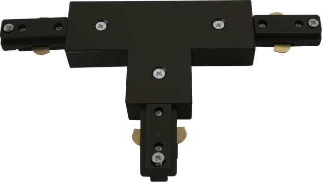 230V Track T-Connector - Black