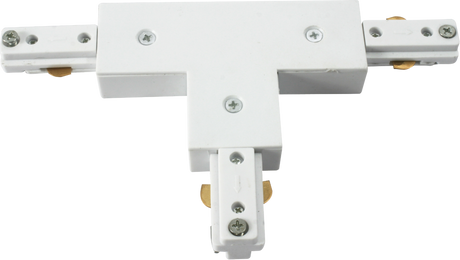 ML Accessories 230V Track T-Connector - White, Single Circuit