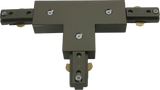 230V Track T-connector - Satin Nickel