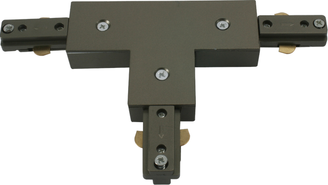 230V Track T-connector - Satin Nickel