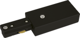 230V Single Circuit Track Power Feed - Black
