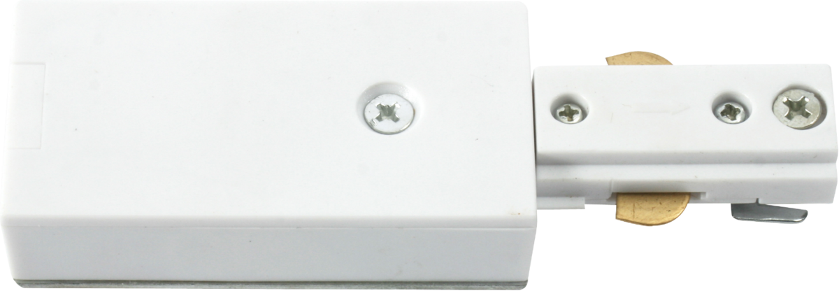 230V Single Circuit Track Power Feed - White Feature Image