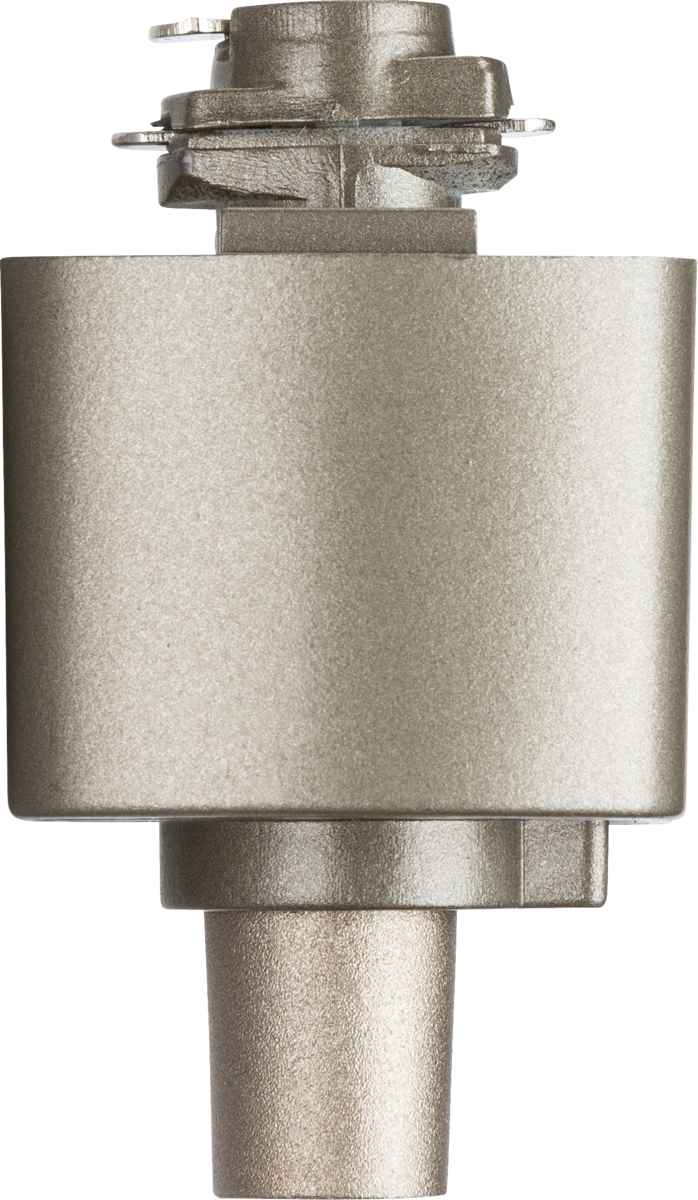 230V Track Adaptor Satin Nickel for Lighting