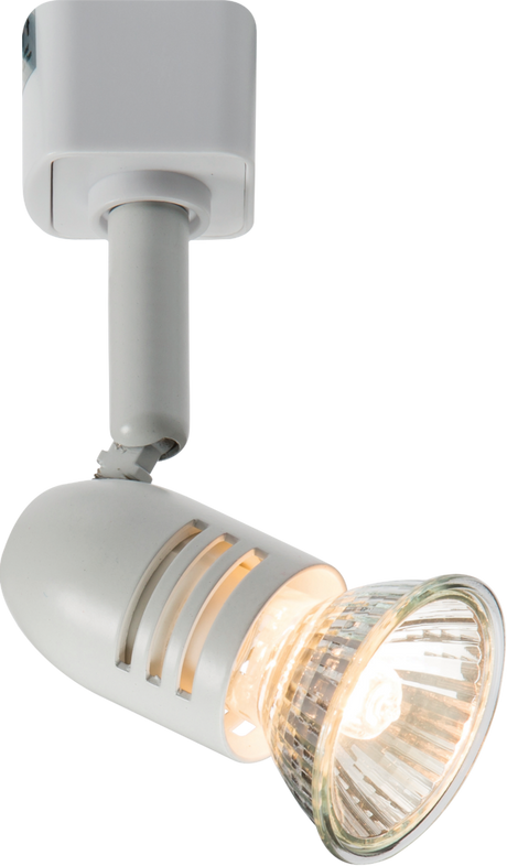 230V GU10 Track Spotlight - Adjustable White