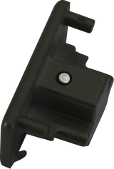 230V Single Circuit Track Dead End Cap - Black