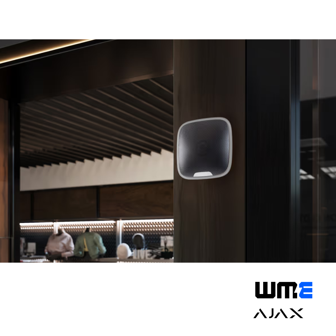 AJAX: FIBRA STREETSIREN DOUBLE DECK, Adjustable Alarm 85-113 dB, IP54