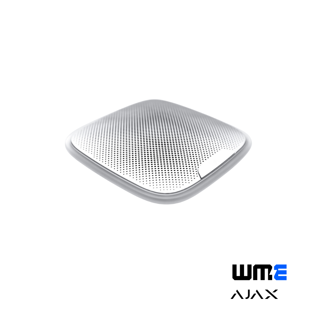 AJAX: FIBRA STREETSIREN, Wired Outdoor Siren, 85-113 dB Volume, 24V, Black/White