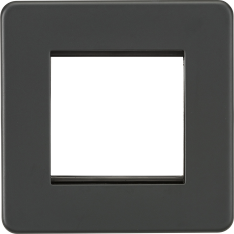 2G Modular Faceplate - Anthracite, Euro Module Compatible
